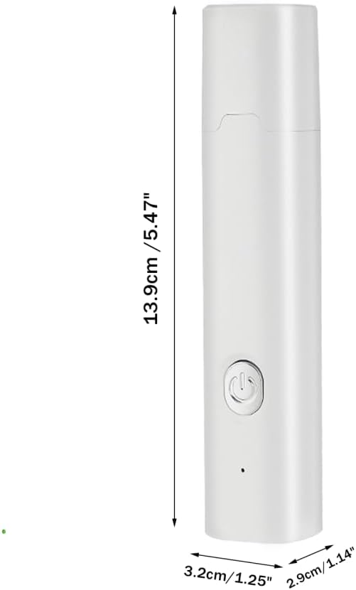 MiOYOOW Pet Beak Grinder, Quiet Bird Nail Trimmer Rechargeable Parrot Nail File with LED Lamp Grooming Tool for Budgerigars,Parakeets,Conure