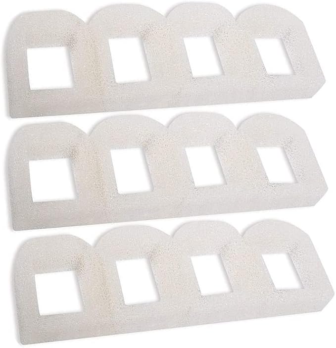 Camessy Qzbhct Foam Pre Filter fit for Drinkwell Stainless Steel 360 Lotus Avalon for Pagoda pet Dog and Cat Water Fountains (12 Pack)