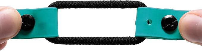 Educator 3/4″ Bungee Dog Collar – Biothane Waterproof & Odorproof, Metal Buckle & D-Ring, Comfort Bungee Loop, Trim-to-Fit – ONLY Fits ME-300, ET-300, ET-400, EZ-900, PE-900, PG-300 – Teal