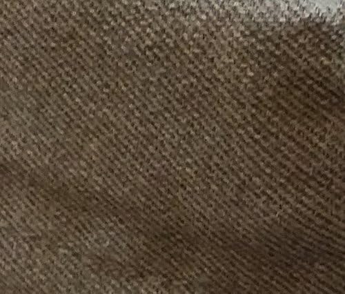 Dogbed4less 40X35X4 Inches Extra Large Size Brown Color Denim Jean Dog Pet Bed External Zipper Cover - Replacement Cover only