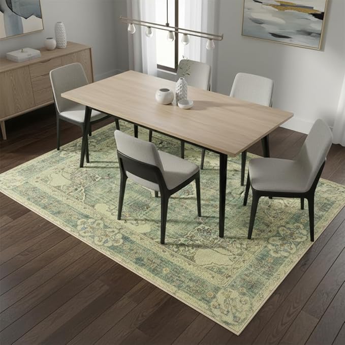 Muddy Mat짰 Majestic 2ft x 3ft Washable Area Rugs for Living Room, Bedroom & Dining Room ??Modern Soft Low Pile Non Slip Carpet ??Pet Friendly Waterproof Foldable Rugs for Home
