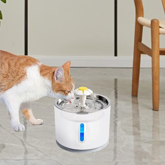 4/12/16 Pack Cat Water Fountain Filters, Cirfifth Triple Filtration System Pet Cat Fountain Filter Replacement for 84oz/2.5L Automatic Cat Fountain (16 Pack)