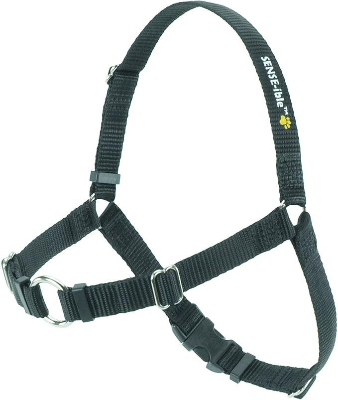 Sense-ible No-Pull Dog Harness - Black Medium