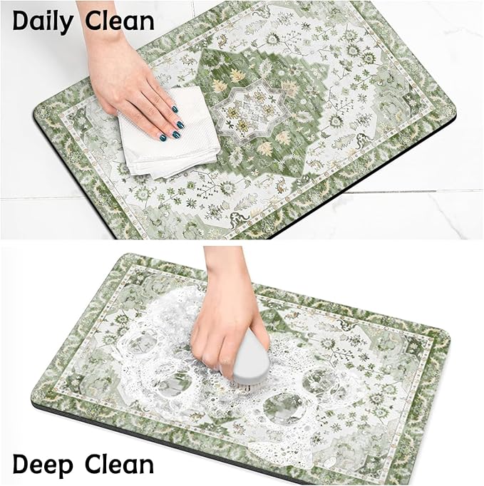 Pet Food Mats for Floor, Absorbent Dog Mat for Food and Water Dispenser Mat, Dog Food Mat Quick Dry Cat Food Mat Pet Supplies