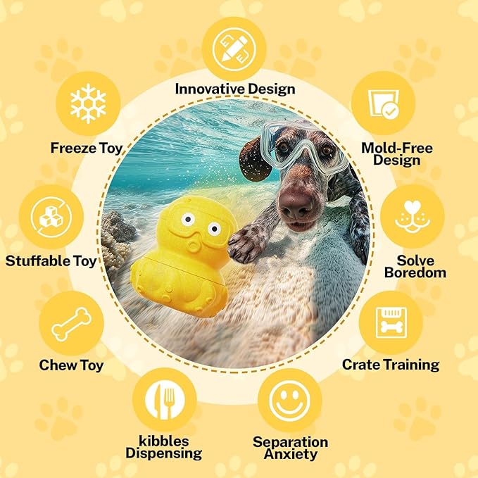 Aggressive Chew Toys for Large Dogs, Pet Valentine Anxiety Relief for Dogs Toy, Dog Chew Toys Indestructible Frozen Dog Treat Toy for Peanut Butter Reduces Anxiety, Octopus