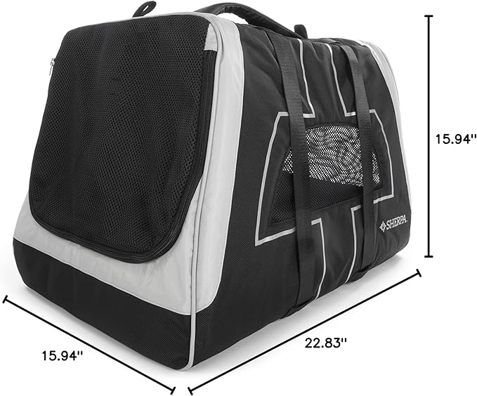 Sherpa Forma Frame Crash-Tested Travel Pet Carrier - Black, Extra Large