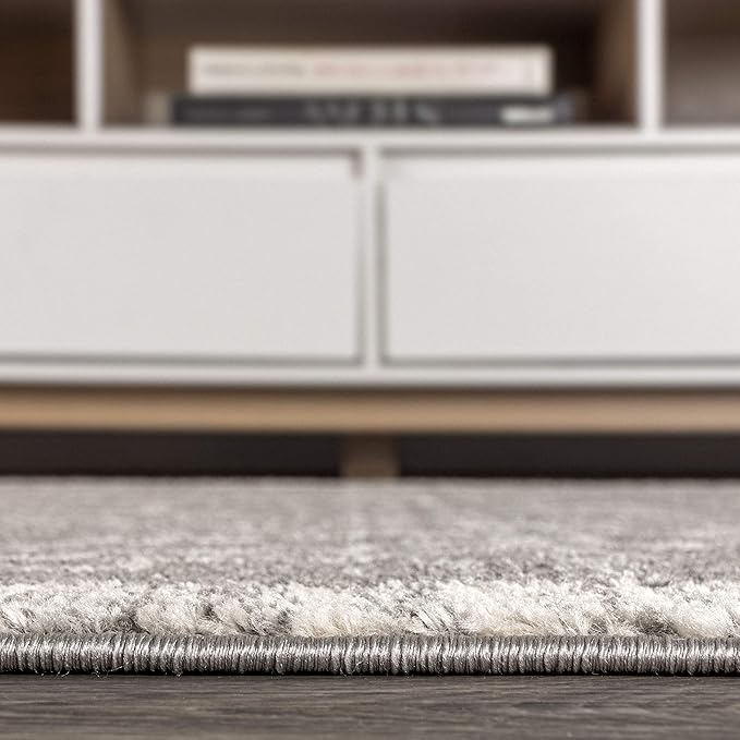 JONATHAN Y Amir Moroccan Beni Souk Gray/Cream Runner Rug, 2x10, Bohemian, Scandinavian, Easy-Cleaning for Living Room, Bedroom, Kitchen, Pet Friendly, Non-Shedding (MOH200C-210)