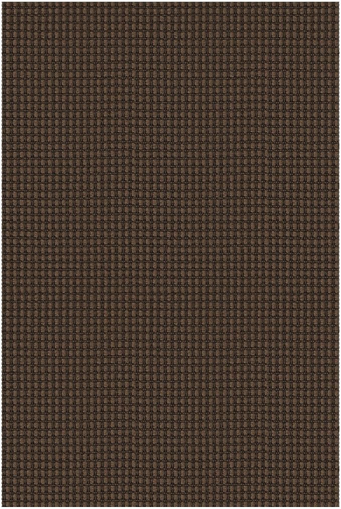 KOZYFLY Indoor Door Mat 2x3 ft Small Area Rugs Washable Front Door Mat Non Slip Rubber Backed Entryway Rug Cotton Entrance Doormat for Front Porch Bathroom Kitchen Bedroom, Reddish Brown/Coffee