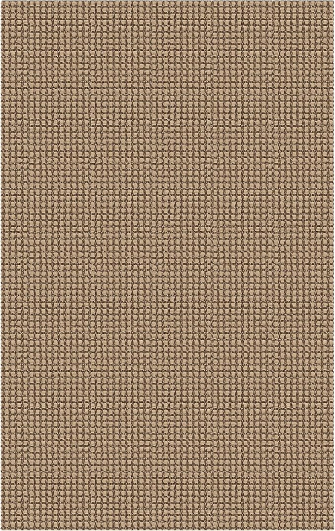 KOZYFLY Indoor Door Mat 2x3 ft Small Area Rugs Washable Front Door Mat Non Slip Rubber Backed Entryway Rug Cotton Entrance Doormat for Front Porch Bathroom Kitchen Bedroom, Tan/Orange/Brown
