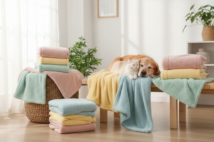Soft and cozy pet blankets for dogs and cats for comfort and warmth