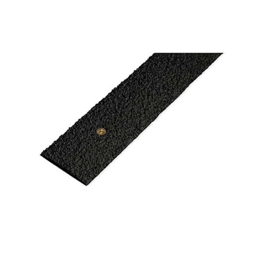 Anti-Slip Decking Strips - Pack of 5 (16" x 2") Heavy Duty GRP Non-Slip Treads for Outdoor Steps, Ramps & Decks - Weatherproof, Easy to Install, Long Lasting Safety Grip (Black)