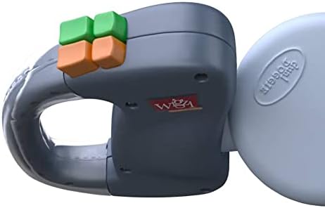 Wigzi - 2025 Edition - 2 Dog Retractable Leash ??Featuring Our Incredible Silicone Gel Handle - No Tangle Engineering. Each Dog 50 lb up to 10 ft Distance. Lock and Unlock Easily. Reflective Webbing.