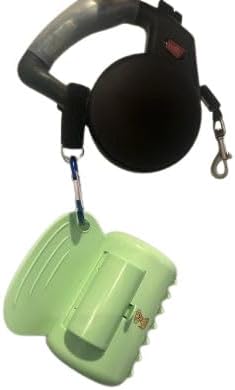 Doodyskupar Portable Pooper Scooper with Bag Holder, 7 oz Lightweight Clawed Scoop, One‑Handed Operation & Leash Clip, Fits Small–Large Dogs, Waste Bags Included