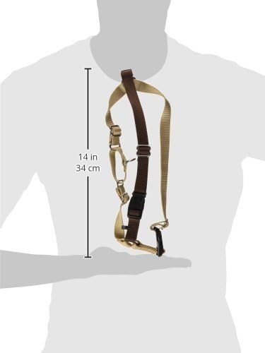 PetSafe Easy Walk No-Pull Dog Harness - The Ultimate Harness to Help Stop Pulling - Take Control & Teach Better Leash Manners - Helps Prevent Pets Pulling on Walks, Medium, Fawn/Brown