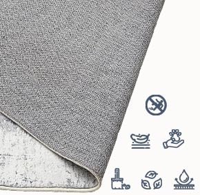 Area Rug 5횞7, Vintage Boho Rug,Ultra-Soft Low Pile, Washable, Non Slip,Stain Resistant Printed Carpet for Living Room Bedrooms Playroom Office Kitchen, Gold/Grey
