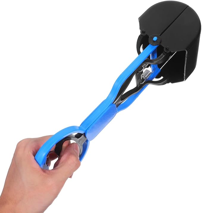 Portable Pet Poop Pickup Clip with Strong Clamp and Lightweight Design Small Dog and Cat Waste Scooper for Indoor and Outdoor Cleaning Easy One-Handed Use Shovel Tool