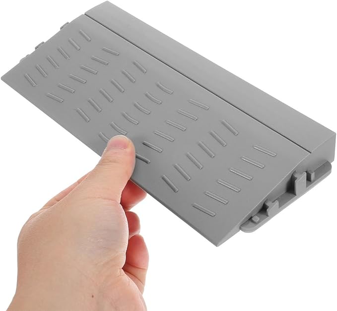 Cabilock Robot Vacuum Threshold Ramp Mat 8.27 Inch Non-Slip Doorway Ramp for Home Use Enhances Sweeping Robot Hill Climbing and Wheelchair Scooter Transition