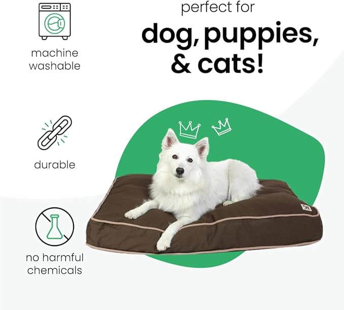 Molly Mutt Small Dog Bed Cover - Landslide Print - Measures 22"X27"X5"- 100% Cotton - Durable - Breathable - Sustainable - Machine Washable Dog Bed Cover