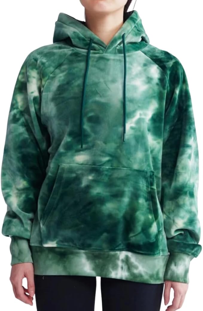 Spark Paws Human Hoodie - Premium Quality, Buttery Soft, Superior Comfort and Fit, Calming Fleece Interior, Suitable for All Styles – Green Skydye - M
