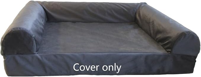 Bolster Dog Bed Removable Cover Washable 28x23