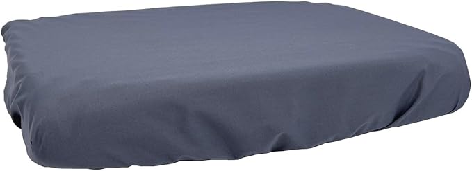 Grey Waterproof Dog Bed Slip Cover Dog Bed Liner Elastic 42 x 30 Inch
