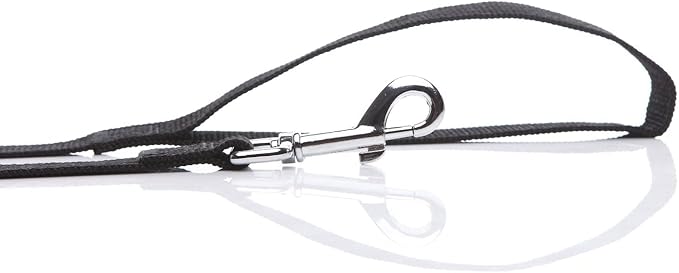 Nylon Dog Leash 8 Feet Long, Walking Training Dog Leashes for Medium Large Dogs(1" X 8 ft, Black)