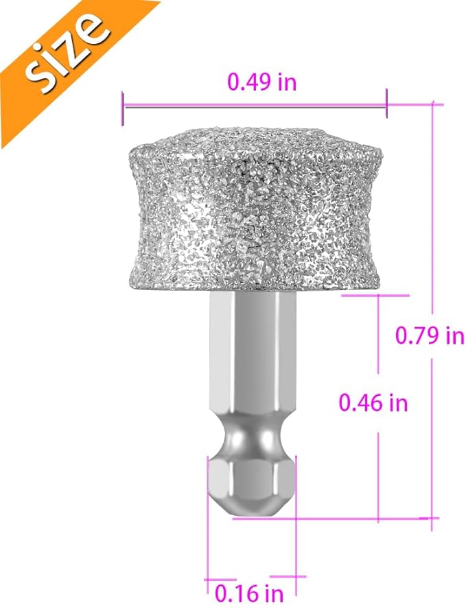 Dog Nail Grinder Replacement Head-Integrated Grinding Head for Casfuy and Most Brands, Highly Efficient, Safe and Durable (1pcs)