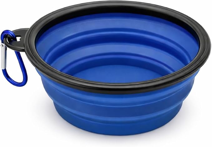 Cutie's PetBox Collapsible Travel Water & Food Bowl for Dogs and Cats, Small Size 12oz