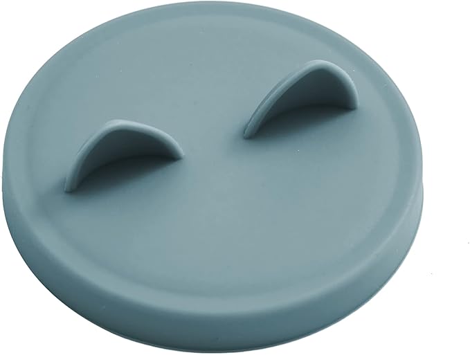 OHMO 2 Pack Dog Food Can Lids, (3,12, 14oz etc.) Universal Size BPA Free Silicone Covers for Cat and Pet Food, Light Blue