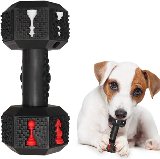 Dog Chew Toys for Aggressive Chewers,Food Grade Non-Toxic Dental Pet Toy,Tough Durable Indestructible Dog Toys for Small Medium Dogs.Black（8IB-15IB）