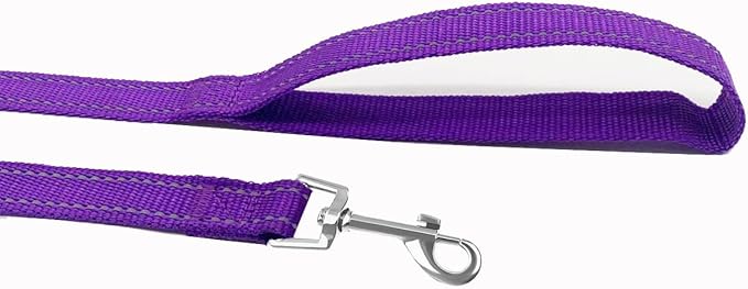 Nylon Training Dog Leash for Small Medium Dogs, 15ft 20ft 30ft 50ft 100ft Reflective Long Leash Dog/Puppy Lead for Obedience Recall Training, Camping