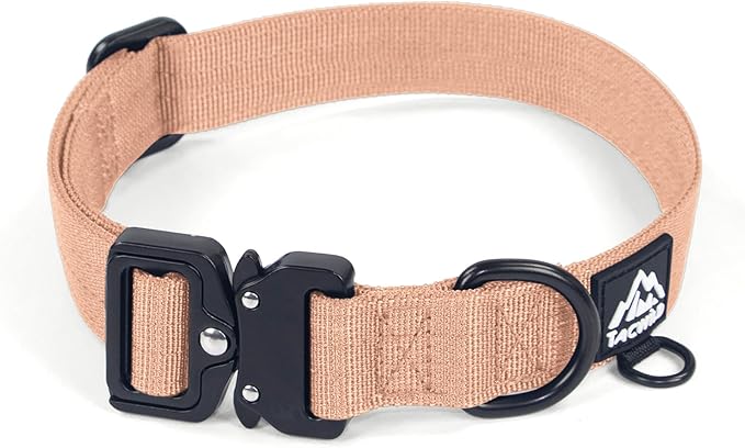 Dog Collar for Large Dogs - Adjustable, Chew Proof Nylon Collar with Metal Quick Release Buckle and D-Ring for Dog Tags (Carolina Blooms, XL(1.5''Width, Fit 15''-23''))