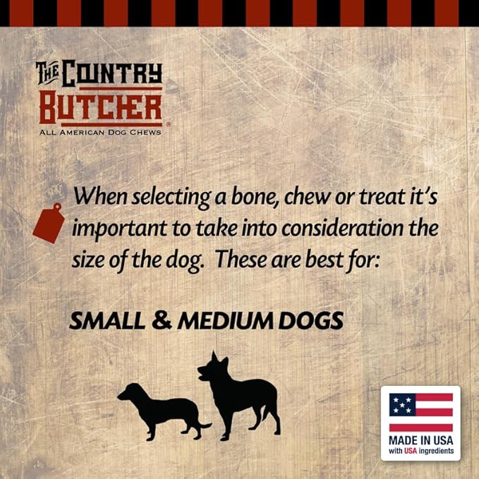 Filled Cow Hooves, Soft to Aggressive Chewers, Small, Medium, and Large Breed Dog Treat, Natural, Tough, Stuffed Chew Toy, Made in The USA, Chicken N Rice, 10 Count - Rawhide Free