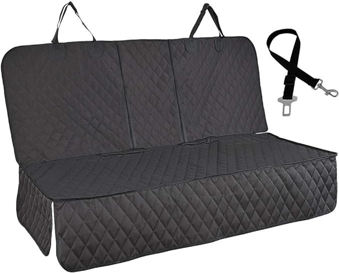 Honest Dog Car Seat Covers, Dog seat Cover with Side Flap for Cars, Trucks, and Suv's - Waterproof & Nonslip Pet Seat Cover for Backseat