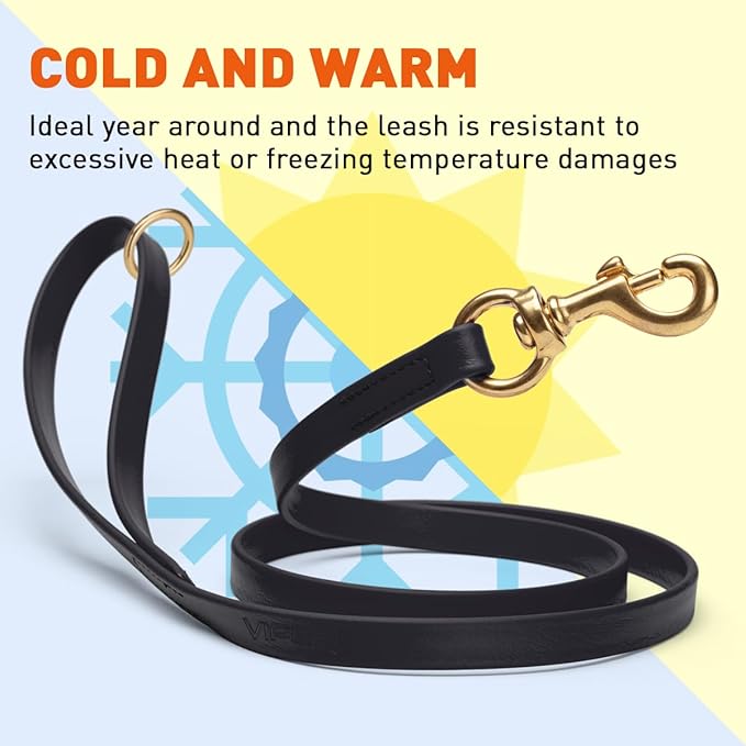 Viper Biothane Working Lead for Dogs 4ft Black