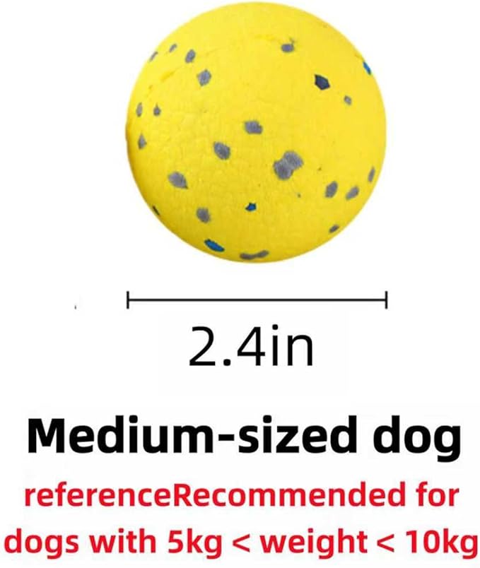 Indestructible Dog Chew Toy for Aggressive Chewers,Ball for Pit Bull,Soft Balls for Dogs Interactive Dog Ball,Durable ETPU Toy for Large Medium Small Dogs