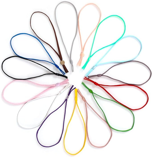 Stretchy Puppy Collars for Litter, 150Pcs Assorted Adjustable Identification Loops for Newborn Puppies and Kittens, Bulk Multi Colored Straps for Whelping, 6 Inches - 15 Colors