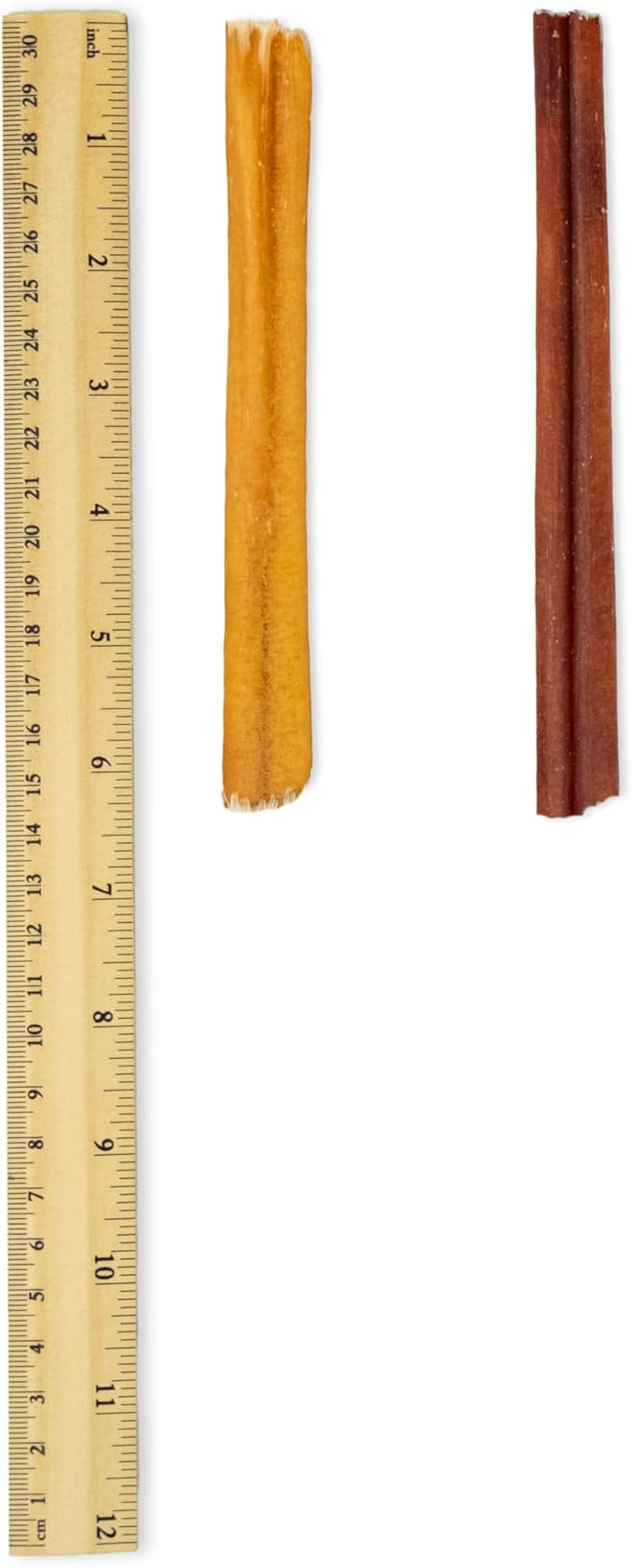 GigaBite Single Ingredient All Natural Free Range Bully Treats and Chews - Bully Sticks/Bladder Sticks/Beef Esophagus by Best Pet Supplies - Bully Sticks (Regular 6"), Pack of 10
