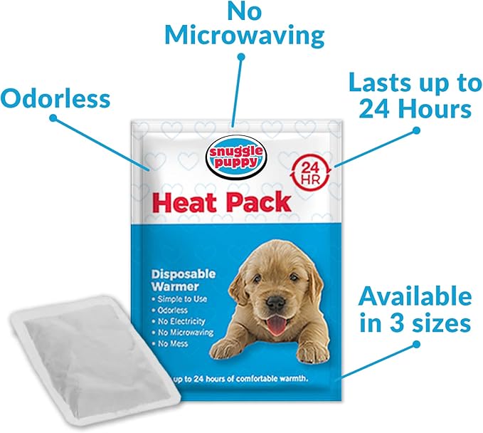 SmartPetLove Original Snuggle Puppy Essentials Starter Kit - Heartbeat Puppy for Dogs - Calming Aid with 3 Heat Packs, Puppy Teething Toy, Dog Chew Toy and Dog Blanket