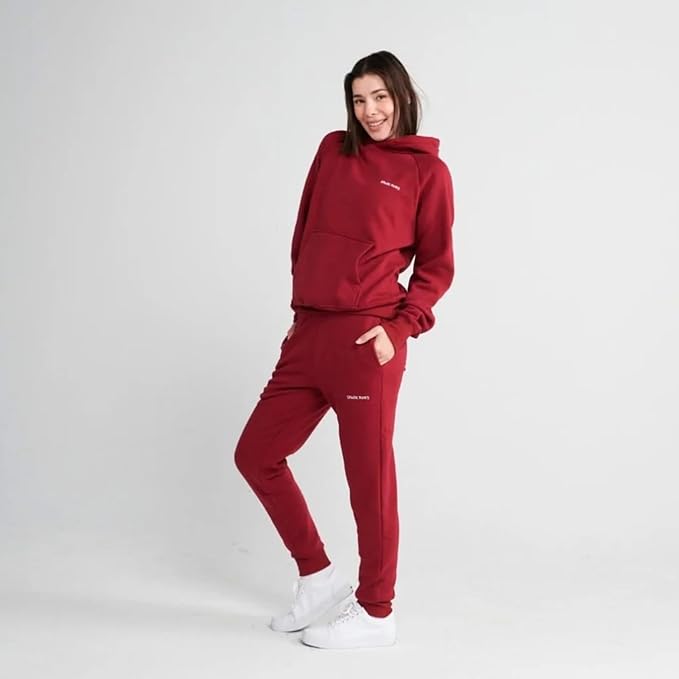 Spark Paws Human Hoodie - Premium Quality, Buttery Soft, Superior Comfort and Fit, Calming Fleece Interior, Suitable for All Styles - Burgundy - L