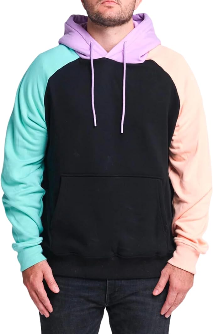 Spark Paws Human Hoodie - Premium Quality, Buttery Soft, Superior Comfort and Fit, Calming Fleece Interior, Suitable for All Styles – Cyber Color Block - XL