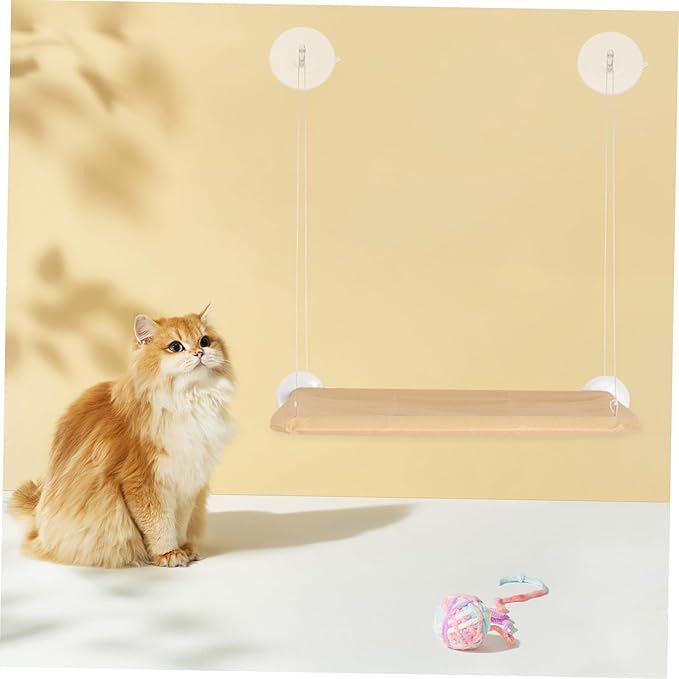 MERRYHAPY 8pcs Cat Window Perch Suction Cups Transparent High-Strength Replacement Parts with Screws for Secure Installation Windows