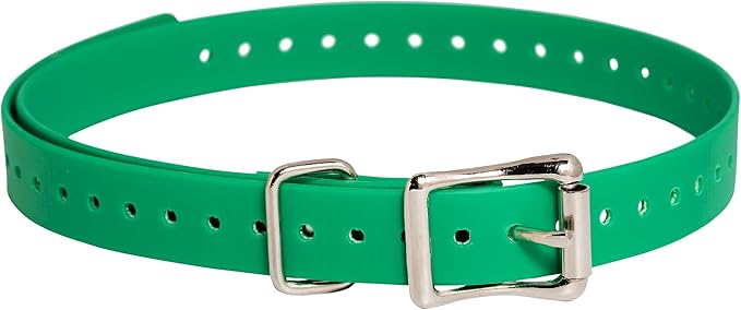 SportDOG 3/4-Inch Collar Strap - Waterproof Replacement Strap for Rugged Outdoor Use - Adjustable Collar with High Visibility - Green