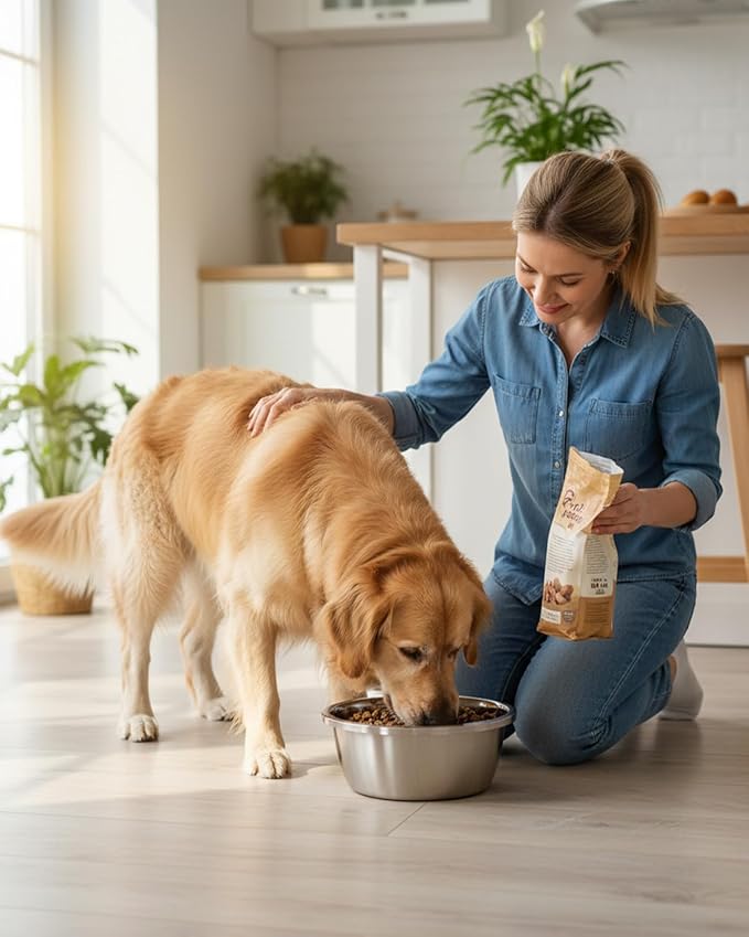 Stainless Steel Dog Bowl, 2 Pack 208 Oz Metal Dog Food Bowls 26 Cup Stainless Steel Pet Bowls Heavy Duty Pet Bowl for Medium Large Dogs, 12"