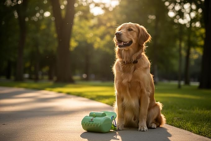 Doodyskupar Portable Pooper Scooper with Bag Holder, 7 oz Lightweight Clawed Scoop, One‑Handed Operation & Leash Clip, Fits Small–Large Dogs, Waste Bags Included