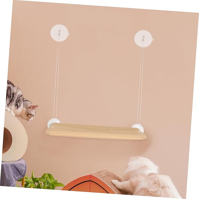 MERRYHAPY 8pcs Cat Window Perch Suction Cups Transparent High-Strength Replacement Parts with Screws for Secure Installation Windows