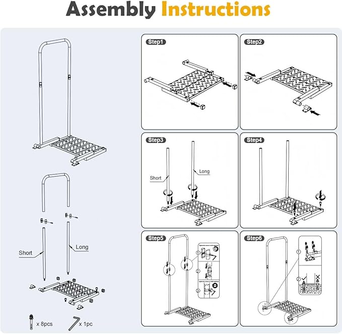 Heavy Duty Folding Boat Boarding Platform Dock Step with Safety Grab Bar - 3 mm Thick Hot Dipped Galvanized Dock to Boat Ramp Step - Dock Extension Step Ramp for Boarding on Boat Lifts, Marinas, Docks