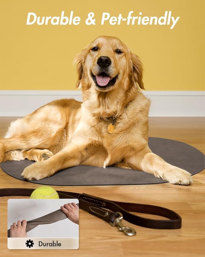 Absorbent Dog Food Mat-Cat Mat for Food and Water Bowl, Quick Dry Pet Food Mat, No Stains Dog Feeding mat, Pet Accessories Pet Supplies Mat-Cat Water Bowl Mat for Messy Drinkers