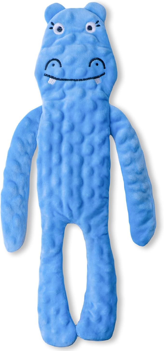 SHARLOVY No Stuffing Dog Toys Squeaky for Large Dogs, Crinkle Puppy Teething Toys to Keep Them Busy, Plush Interactive Doggie Long Lasting Chews for Aggressive Chewers