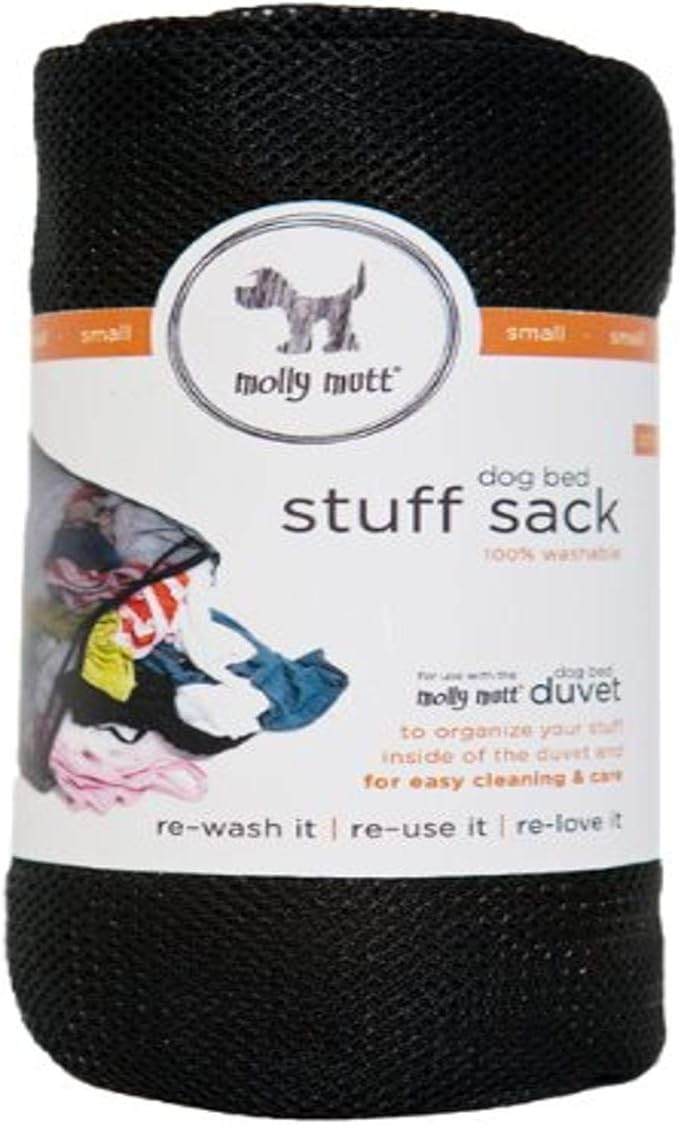 molly mutt Dog Bed Stuff Sack, Small - Durable, Washable, 22"x27"x4.5"